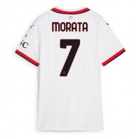 Dres AC Milan Alvaro Morata #7 Preč pre Ženy 2024-25 Krátky Rukáv